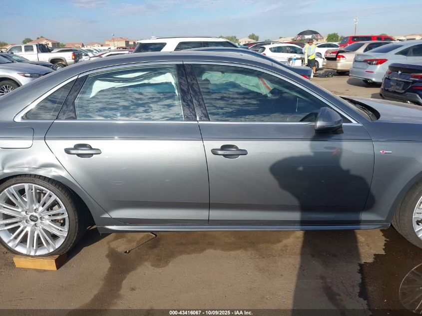 2017 Audi A4 2.0T Premium VIN: WAUENAF46HN038111 Lot: 43416067