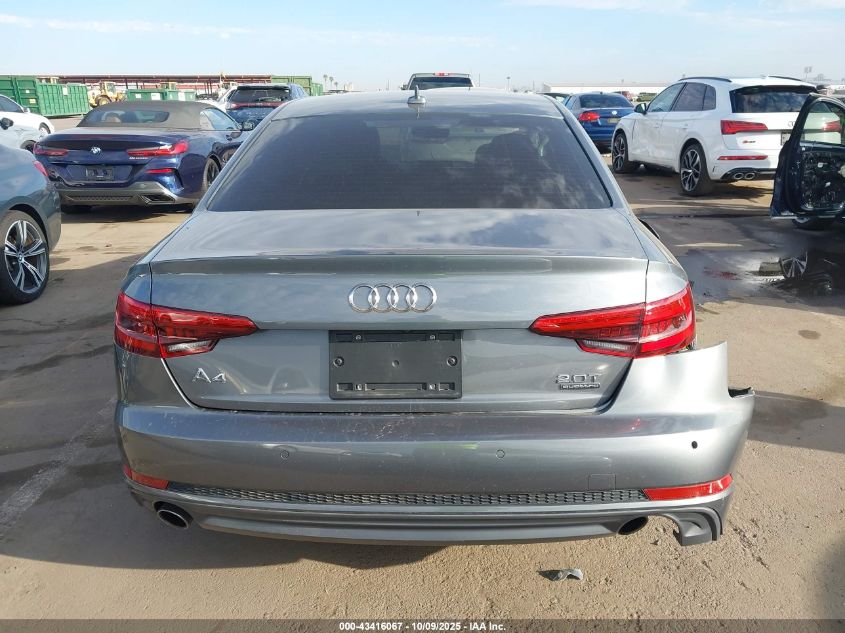 2017 Audi A4 2.0T Premium VIN: WAUENAF46HN038111 Lot: 43416067