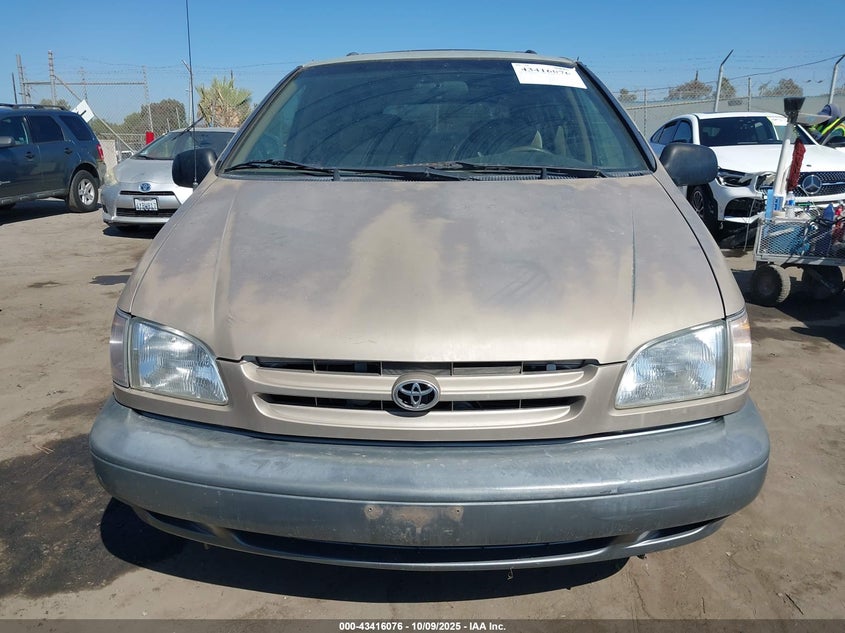 2000 Toyota Sienna Le VIN: 4T3ZF13C2YU232902 Lot: 43416076