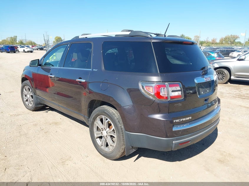 Vin: 1gkkvskd2gj166177, lot: 43910950, gmc acadia slt-2 20163