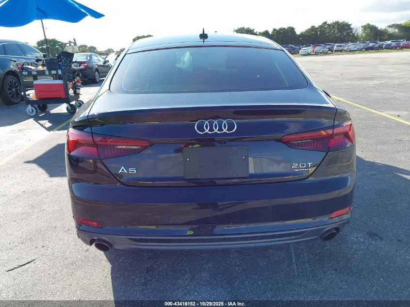 2018 Audi A5 2.0T Premium VIN: WAUENCF52JA077960 Lot: 43416152