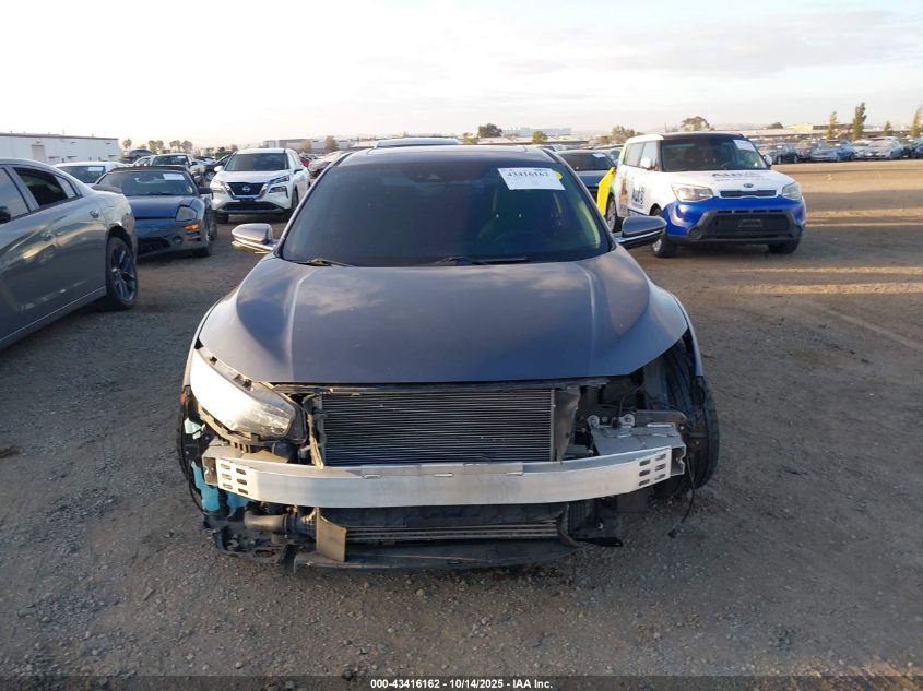 2017 Honda Civic Touring VIN: 2HGFC1F92HH655251 Lot: 43416162