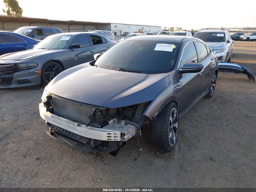 2017 Honda Civic Touring VIN: 2HGFC1F92HH655251 Lot: 43416162