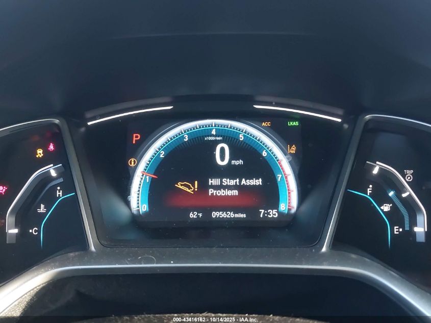 2017 Honda Civic Touring VIN: 2HGFC1F92HH655251 Lot: 43416162