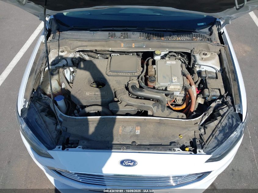 2018 Ford Fusion Hybrid Se VIN: 3FA6P0LUXJR205210 Lot: 43416169