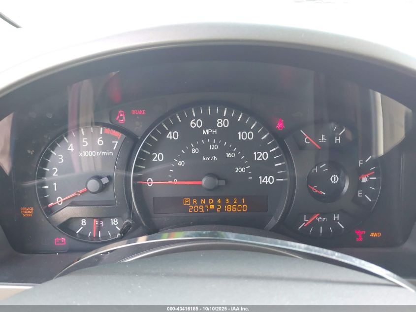 2005 Nissan Armada Le VIN: 5N1AA08B35N727808 Lot: 43416185