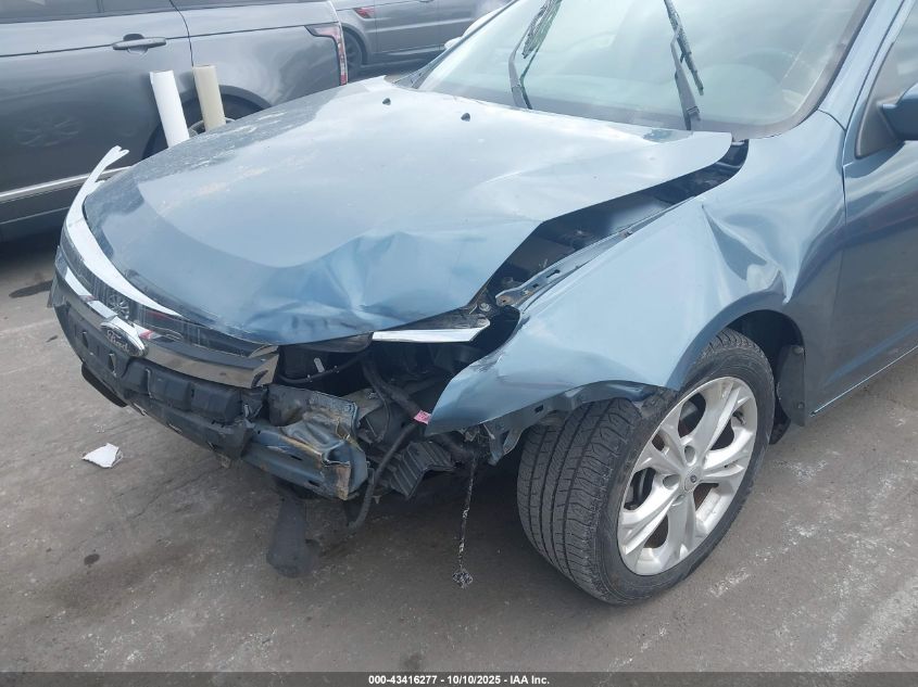 2012 Ford Fusion Se VIN: 3FAHP0HAXCR372760 Lot: 43416277