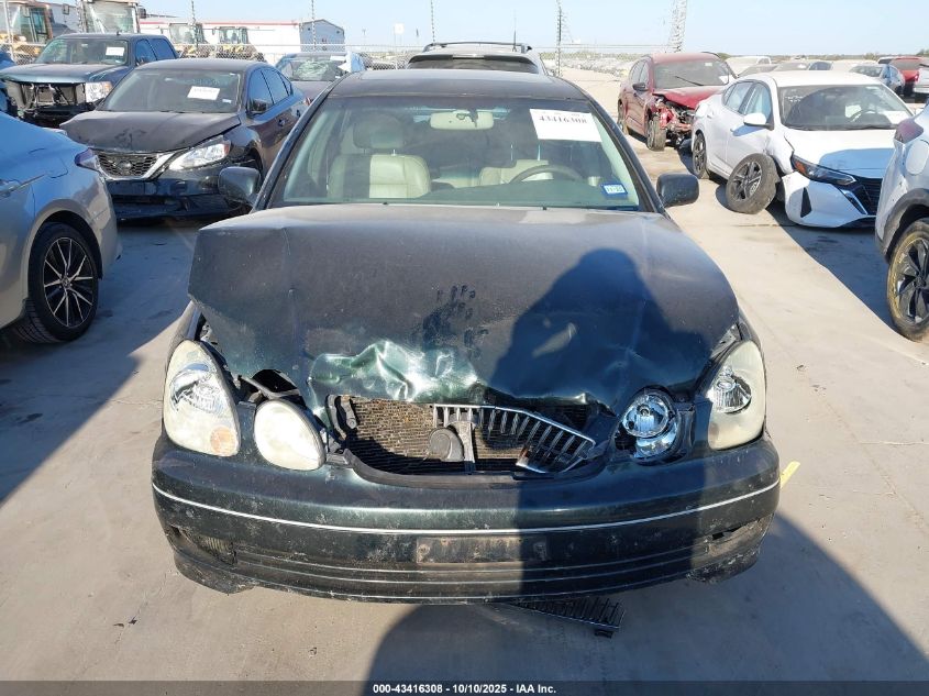 2002 Lexus Gs 300 VIN: JT8BD69S320162078 Lot: 43416308