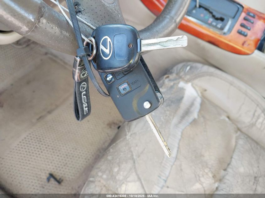 2002 Lexus Gs 300 VIN: JT8BD69S320162078 Lot: 43416308