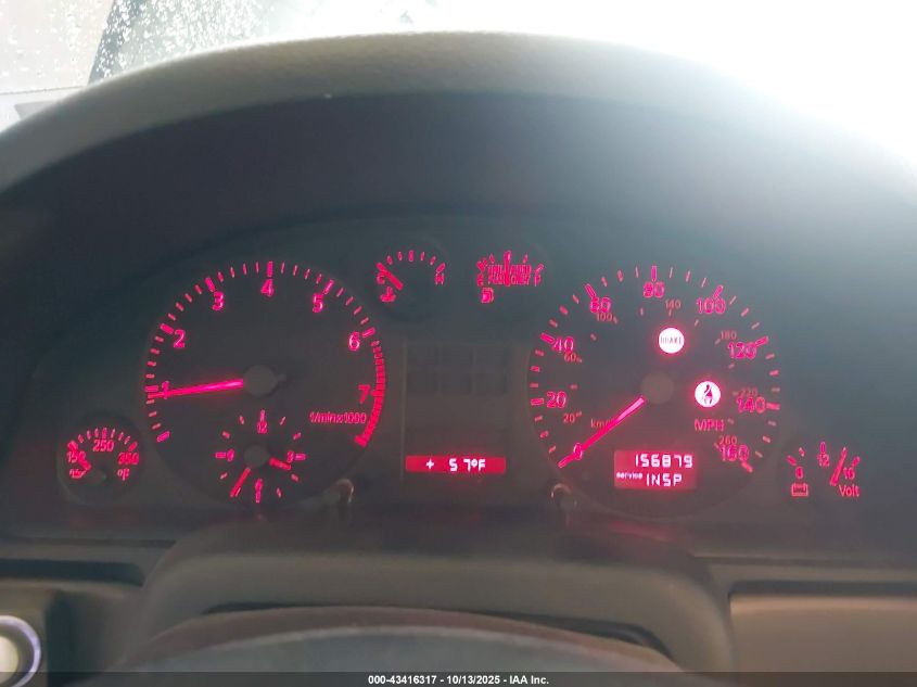 1999 Audi A4 1.8 T VIN: WAUCB28D2XA318441 Lot: 43416317