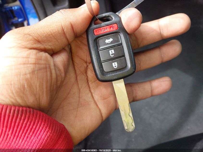 2017 Honda Civic Lx VIN: 2HGFC2F54HH574044 Lot: 43416363