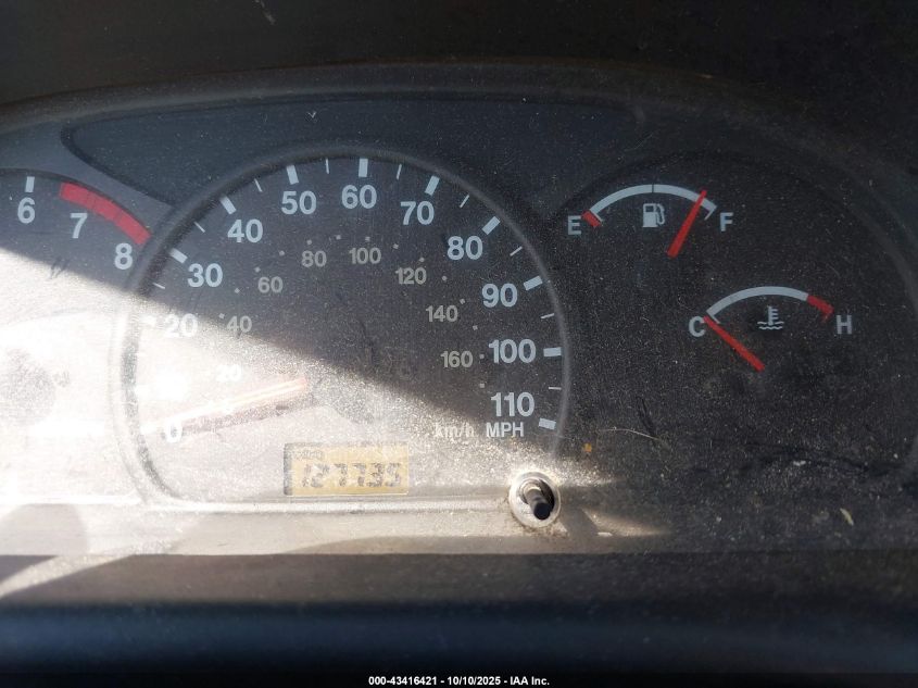 2002 Suzuki Vitara Jls VIN: 2S3TE52V226102190 Lot: 43416421