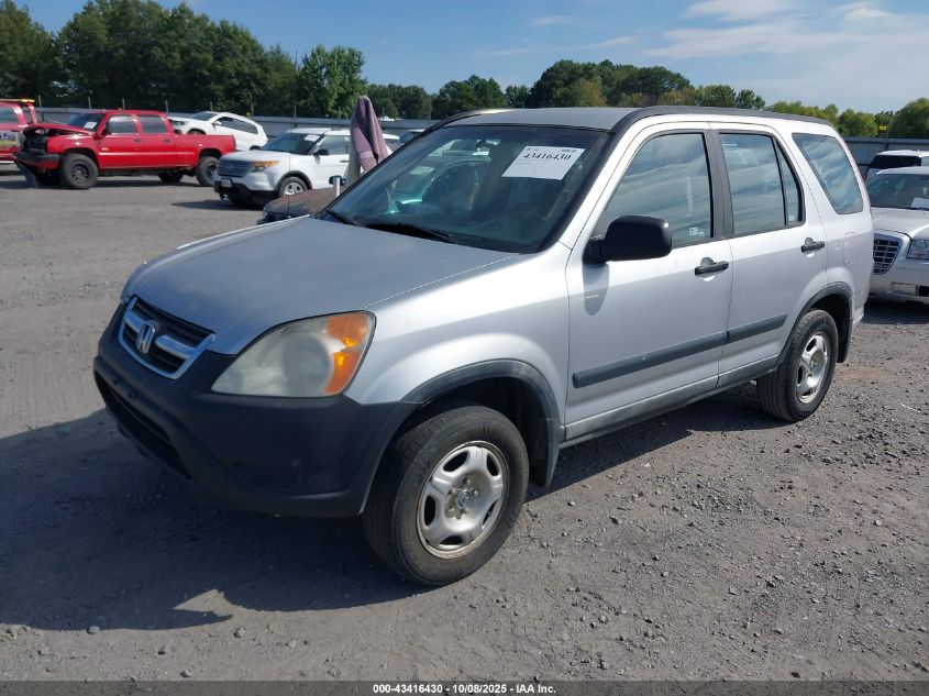 2003 Honda Cr-V Lx VIN: JHLRD78443C033763 Lot: 43416430