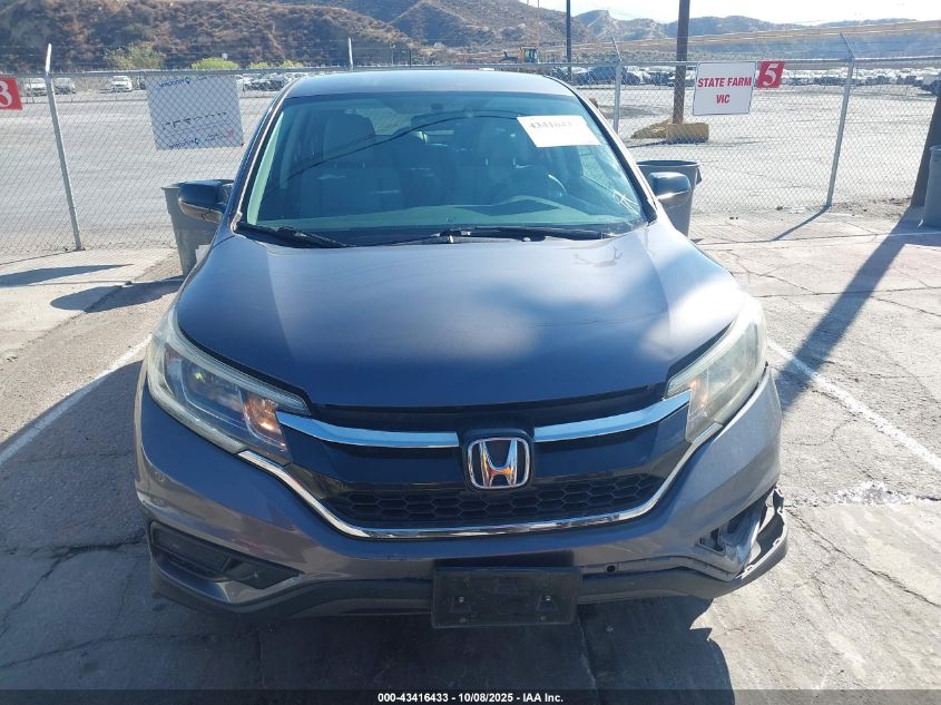 2016 Honda Cr-V Se VIN: 2HKRM3H46GH545802 Lot: 43416433