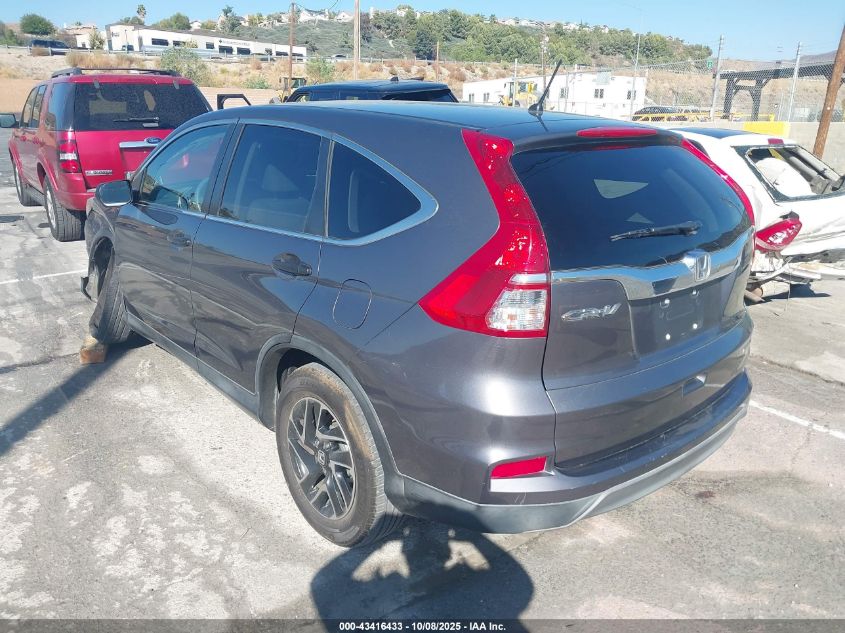 2016 Honda Cr-V Se VIN: 2HKRM3H46GH545802 Lot: 43416433