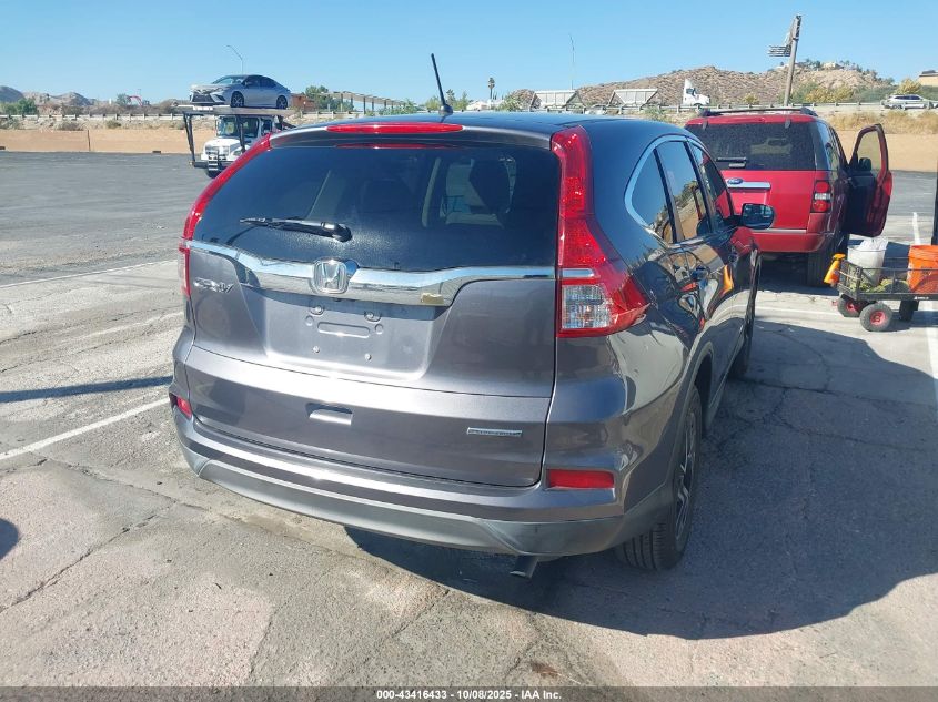 2016 Honda Cr-V Se VIN: 2HKRM3H46GH545802 Lot: 43416433