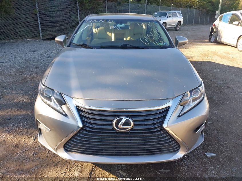 2016 Lexus Es 350 VIN: 58ABK1GG5GU015094 Lot: 43416437