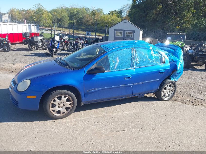 2004 Dodge Neon Sxt VIN: 1B3ES56C54D527403 Lot: 43416456