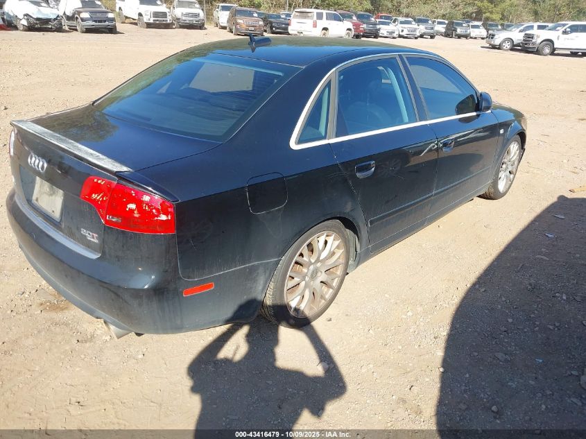 2006 Audi A4 2.0T VIN: WAUDF78E16A225830 Lot: 43416479