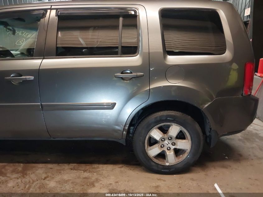 2011 Honda Pilot Ex-L VIN: 5FNYF4H6XBB012842 Lot: 43416499