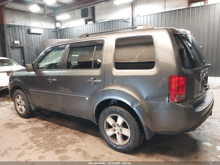 2011 Honda Pilot Ex-L VIN: 5FNYF4H6XBB012842 Lot: 43416499