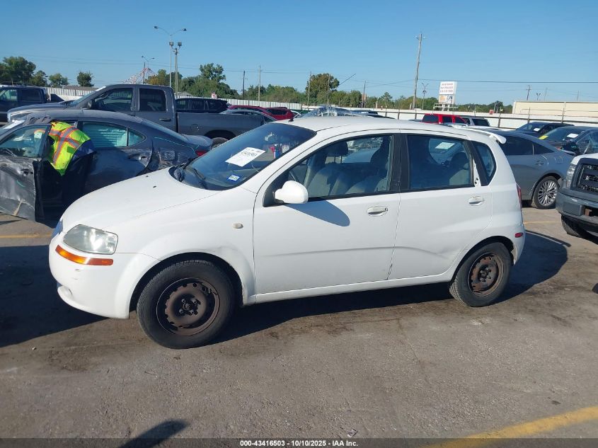 2005 Chevrolet Aveo Ls VIN: KL1TD62605B342640 Lot: 43416503