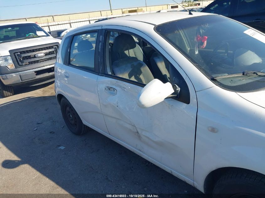 2005 Chevrolet Aveo Ls VIN: KL1TD62605B342640 Lot: 43416503