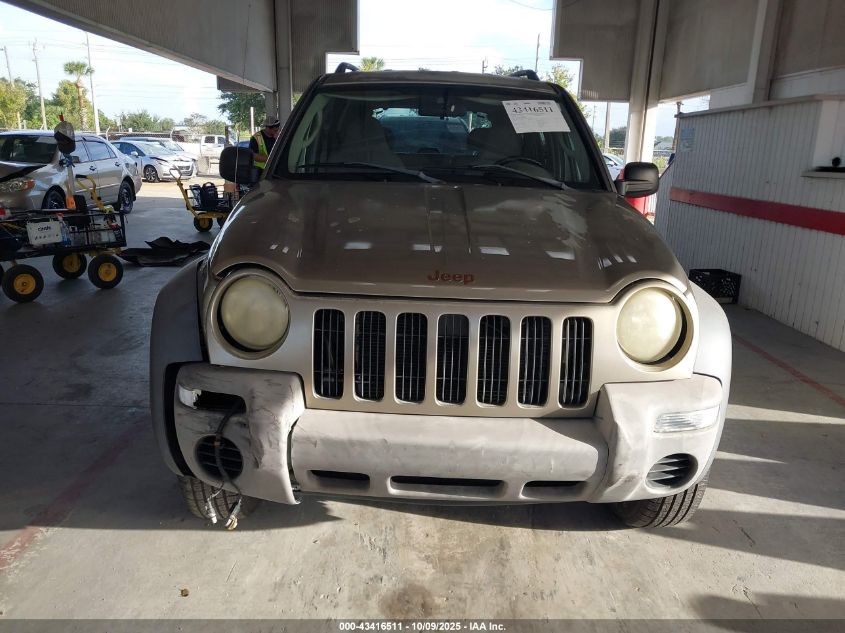 2004 Jeep Liberty Sport VIN: 1J4GK48K04W285611 Lot: 43416511
