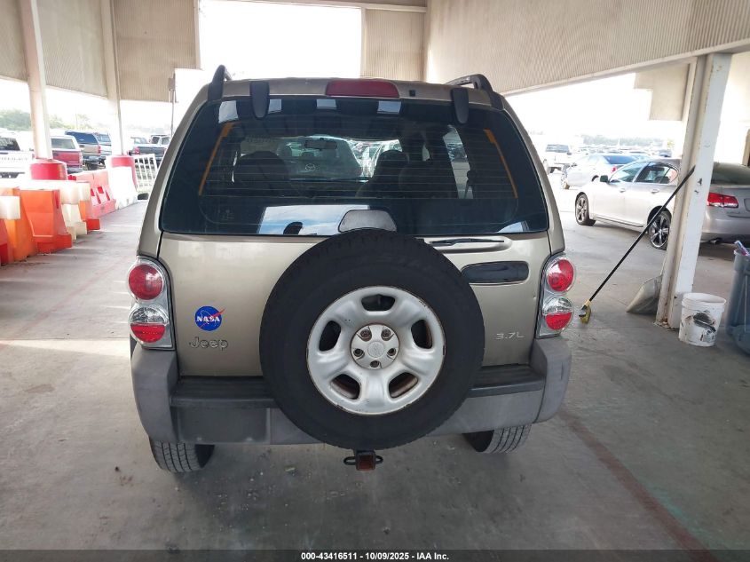 2004 Jeep Liberty Sport VIN: 1J4GK48K04W285611 Lot: 43416511