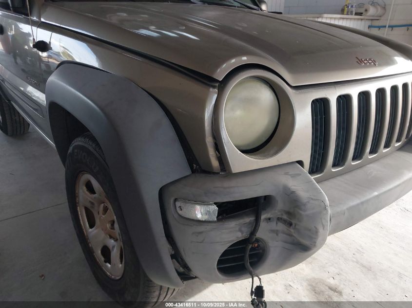 2004 Jeep Liberty Sport VIN: 1J4GK48K04W285611 Lot: 43416511