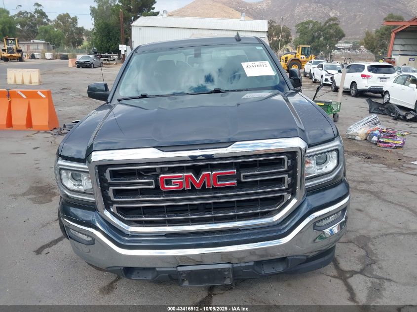 2017 GMC Sierra 1500 Sle VIN: 1GTR1MEC0HZ180876 Lot: 43416512