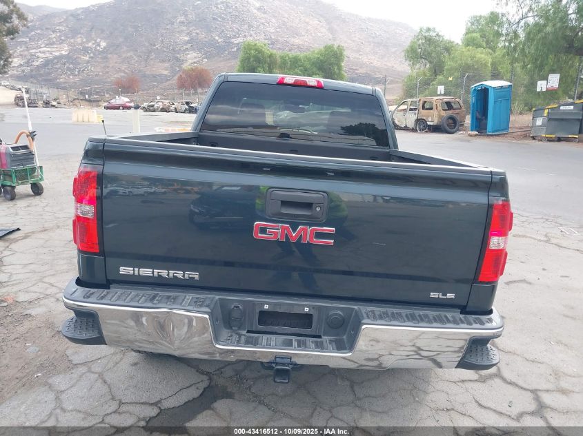 2017 GMC Sierra 1500 Sle VIN: 1GTR1MEC0HZ180876 Lot: 43416512