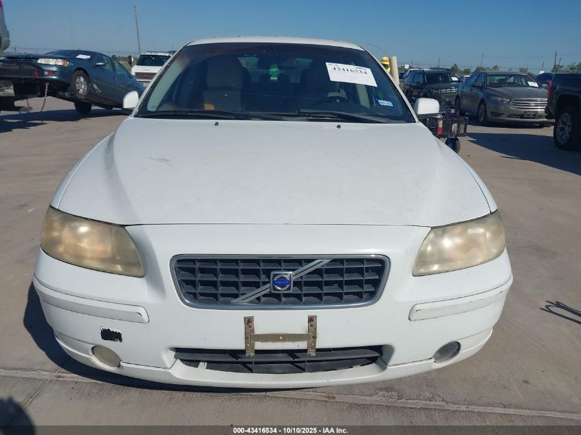 2006 Volvo S60 2.5T VIN: YV1RS592962547083 Lot: 43416534