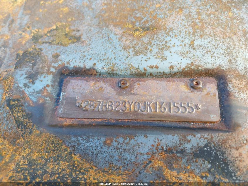 1988 Dodge Ram Van B250 VIN: 2B7HB23Y0JK161555 Lot: 43416539