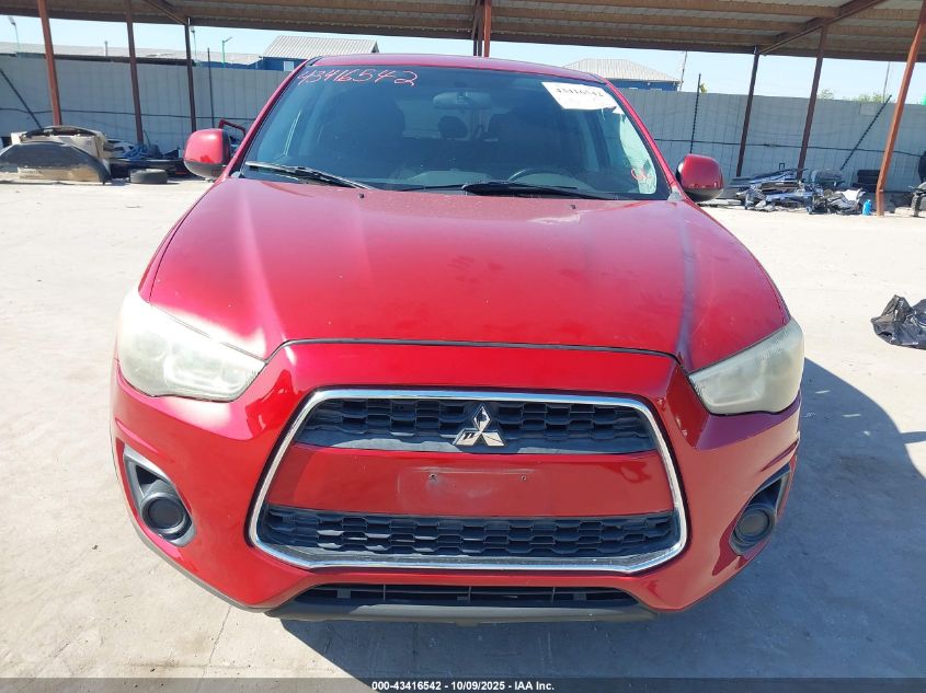 2014 Mitsubishi Outlander Sport Es VIN: 4A4AP3AU7EE015262 Lot: 43416542