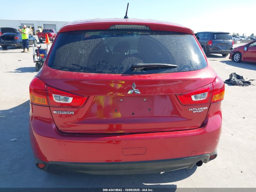 2014 Mitsubishi Outlander Sport Es VIN: 4A4AP3AU7EE015262 Lot: 43416542
