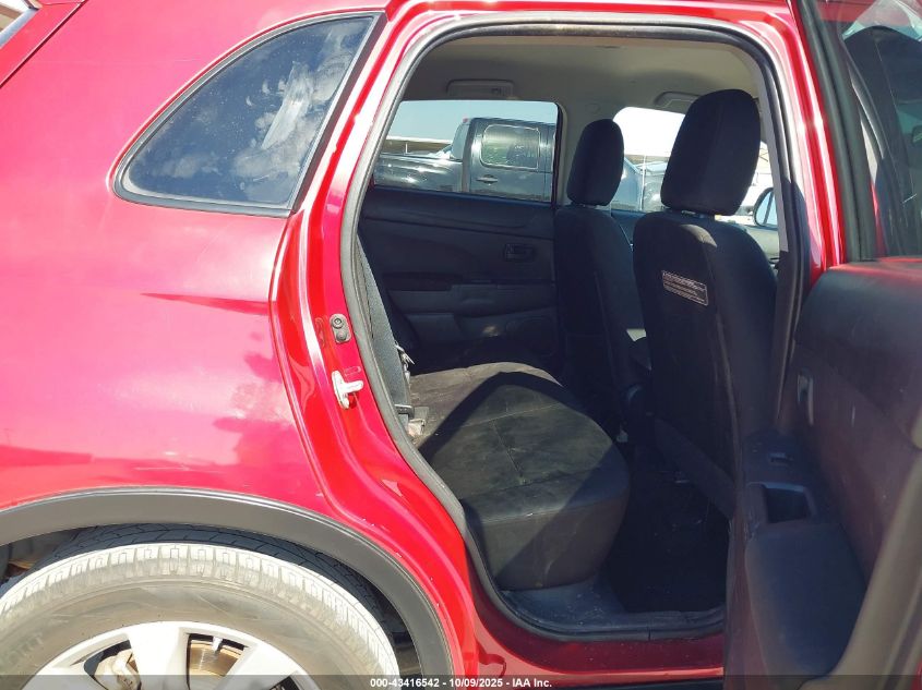 2014 Mitsubishi Outlander Sport Es VIN: 4A4AP3AU7EE015262 Lot: 43416542