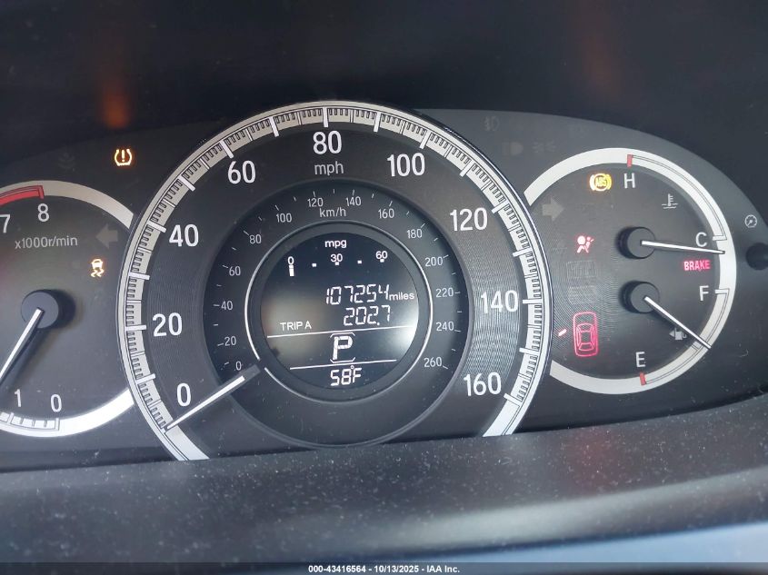 2016 Honda Accord Lx VIN: 1HGCR2F31GA005570 Lot: 43416564