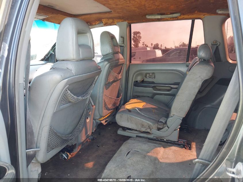 2005 Honda Pilot Ex-L VIN: 2HKYF18705H516796 Lot: 43416570