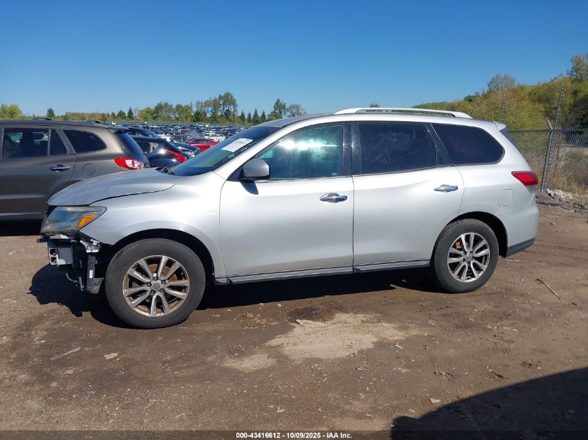 2016 Nissan Pathfinder Sv VIN: 5N1AR2MM4GC642583 Lot: 43416612