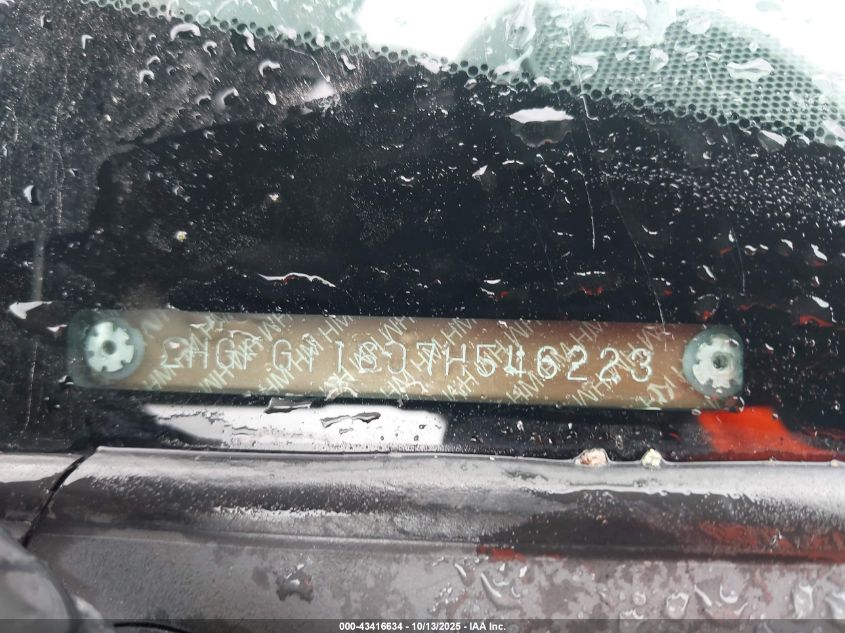 2007 Honda Civic Lx VIN: 2HGFG11607H546223 Lot: 43416634