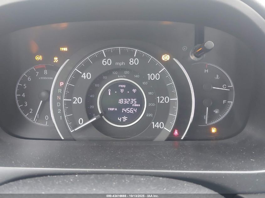 2012 Honda Cr-V Ex VIN: 2HKRM4H58CH629645 Lot: 43416666