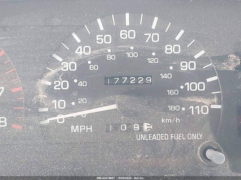 1996 Toyota T100 Xtracab VIN: JT4UN22D0T0032191 Lot: 43416687