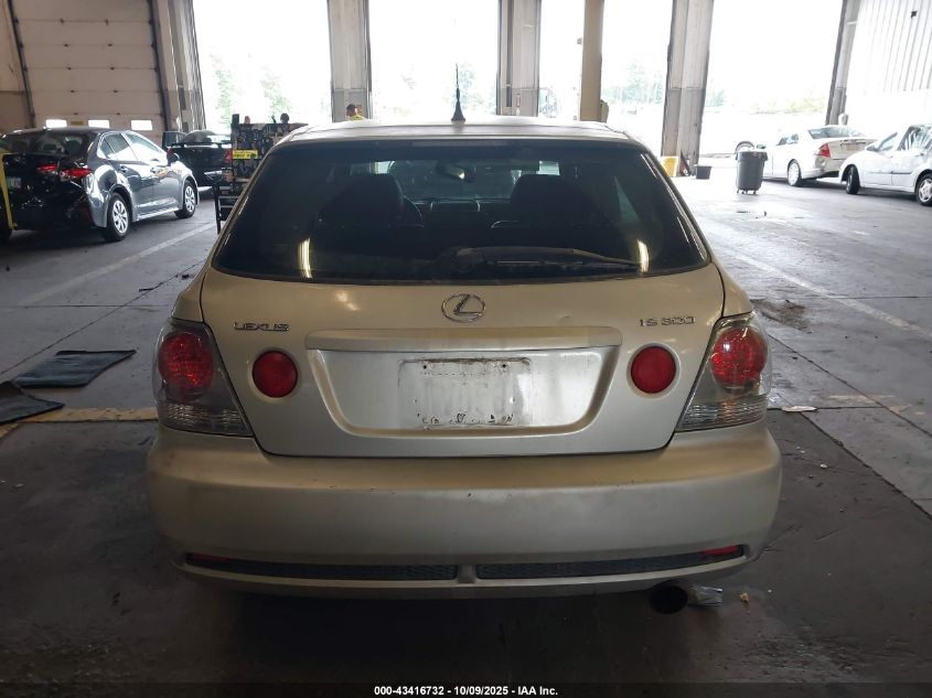 2005 Lexus Is 300 Sport Cross VIN: JTHED192250097065 Lot: 43416732