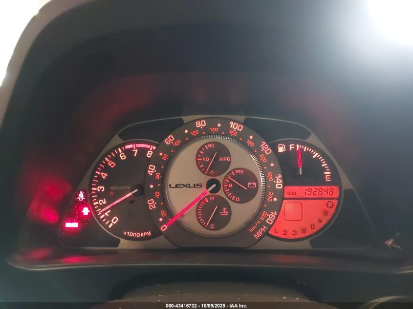 2005 Lexus Is 300 Sport Cross VIN: JTHED192250097065 Lot: 43416732