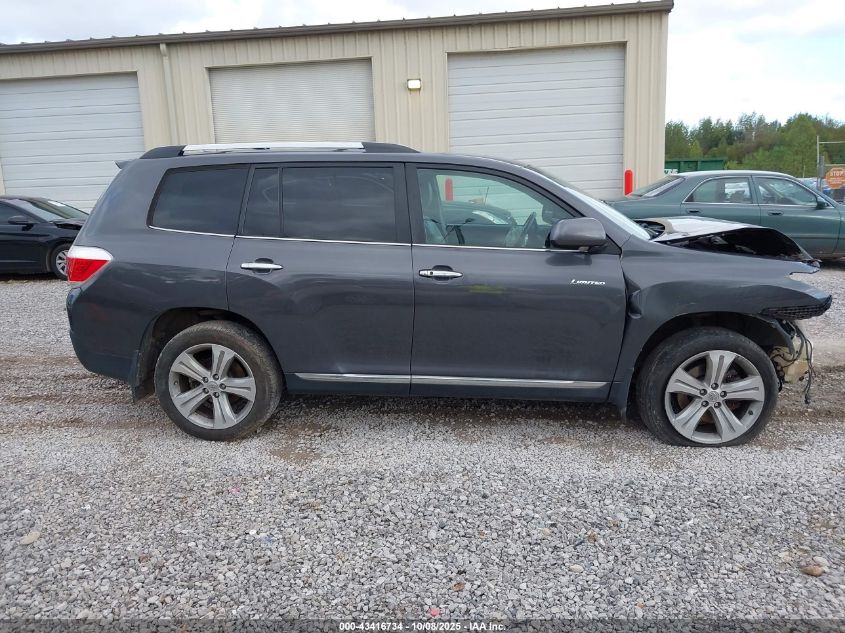 2013 Toyota Highlander V6 Limited VIN: 5TDDK3EH2DS215913 Lot: 43416734