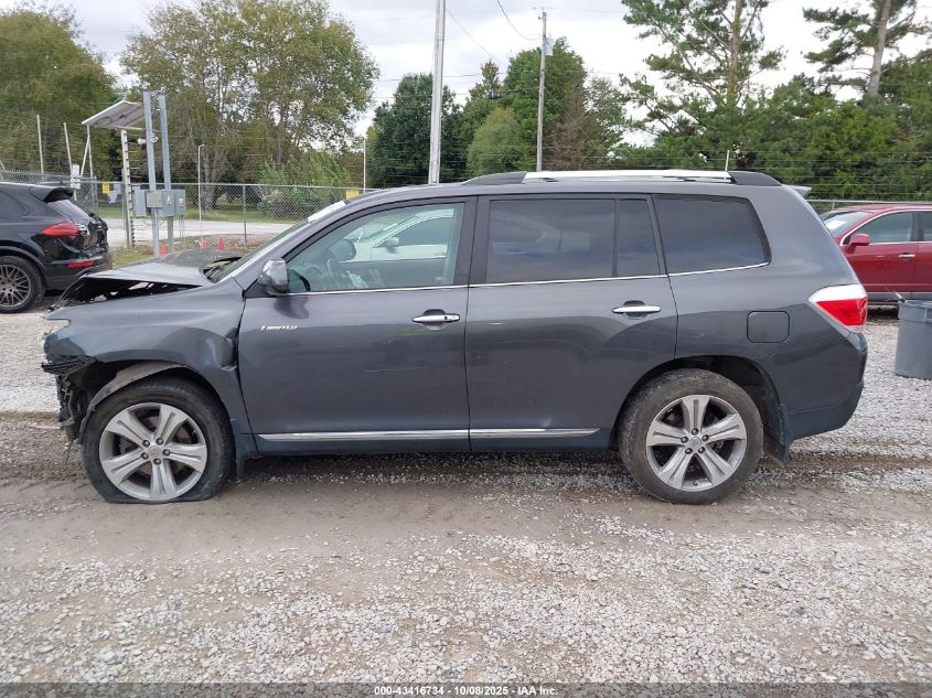 2013 Toyota Highlander V6 Limited VIN: 5TDDK3EH2DS215913 Lot: 43416734