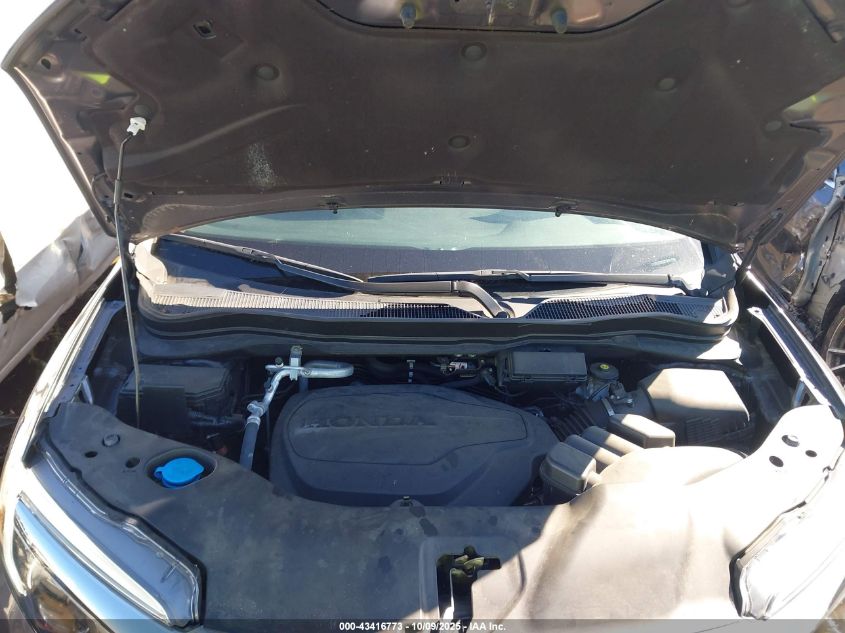 2021 Honda Pilot Awd Ex-L VIN: 5FNYF6H5XMB100117 Lot: 43416773