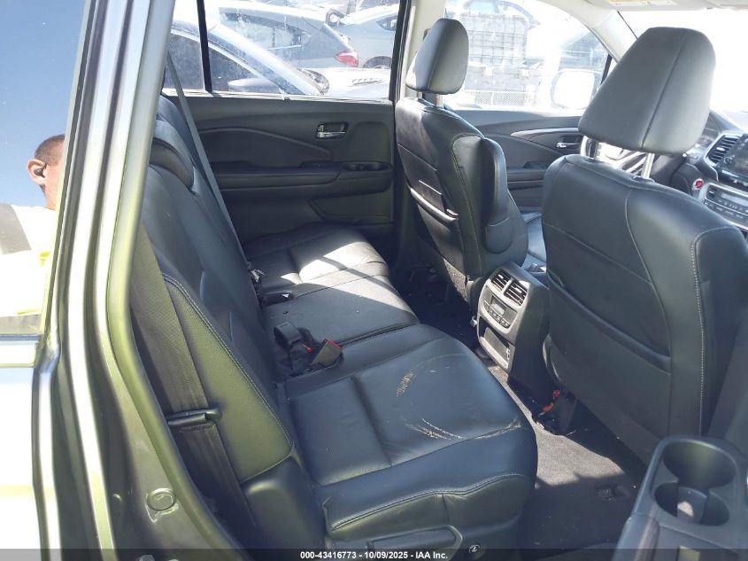 2021 Honda Pilot Awd Ex-L VIN: 5FNYF6H5XMB100117 Lot: 43416773