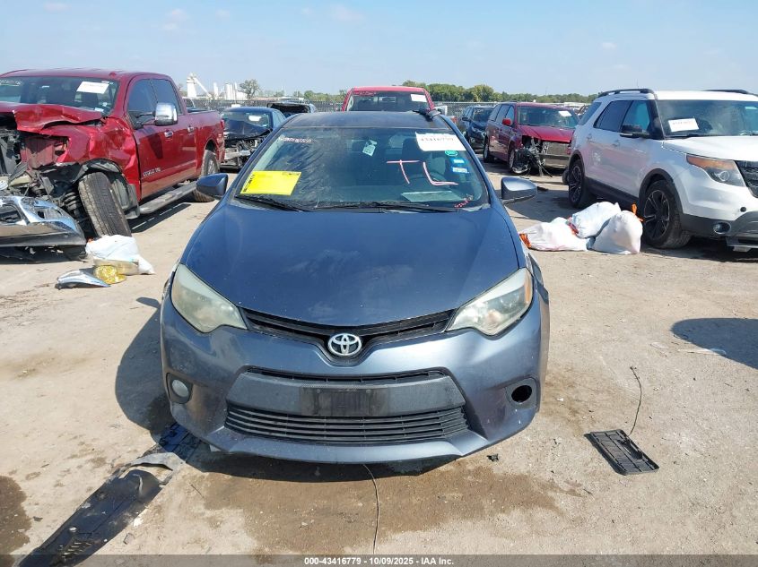 2014 Toyota Corolla Le Plus VIN: 2T1BURHE0EC098140 Lot: 43416779